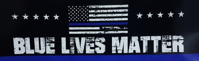 Bumper STICKER Blue Lives Matter