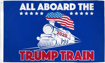 3 X 5 Trump Flag - Trump Train Design #2
