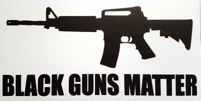 Magnet BLACK Guns Matter #2
