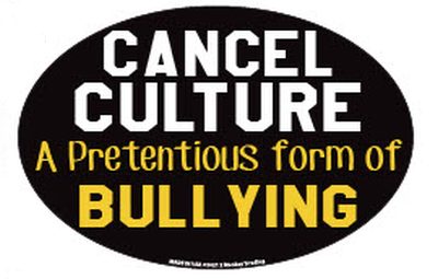 Magnet Oval Cancel Culture A Pretentious Form Of Bullying