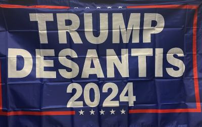 3 X 5 Trump FLAG - Trump Desantis 2024