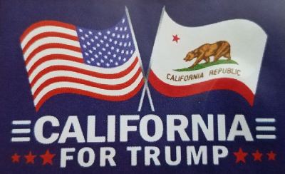 3 X 5 Trump State FLAG - California For Trump