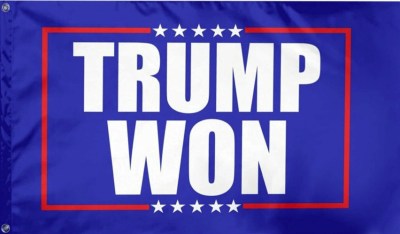 3 X 5 Trump FLAG -Trump Won