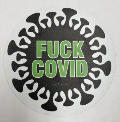 Magnet Round Fuck Covid