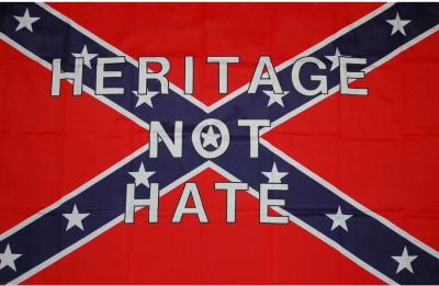 3 X 5 FLAG - Heritage Not Hate Rebel FLAG