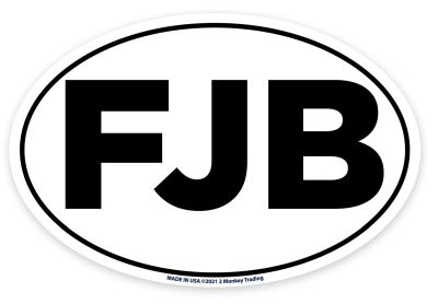 STICKER - Oval FJB