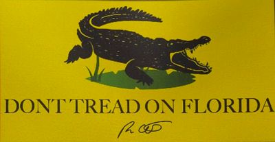 3 X 5 Flag Dont Tread On Florida - Ron DeSantis