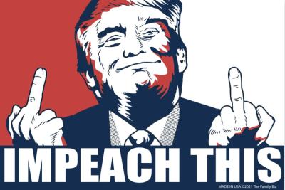 Trump Magnet 4 X 6 Impeach This #2