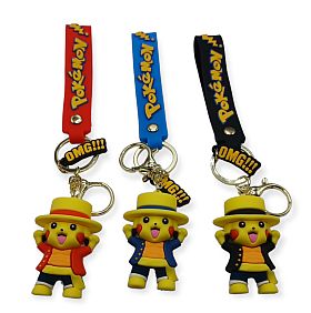 PVC Keychain 3'' Anime Monster HAT  Mix Backpack Charm