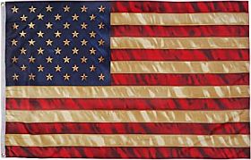 3 X 5 FLAG USA Tea Stained American