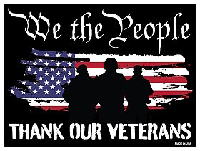 Magnet We The People Thank Our Veterans