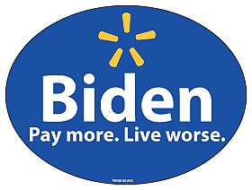 Magnet - Oval Biden Pay More