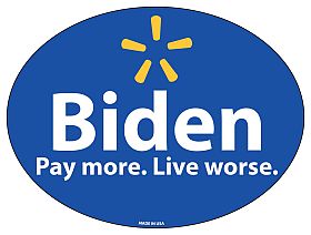Magnet - Oval Biden Pay More