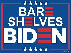 Magnet Bare Shelves Biden