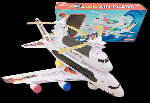 TOYS - Bump & Go -  Airplane - Rescue Helicopter Lights & Sound