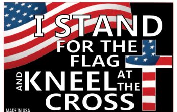 Bumper Sticker - I Stand For The FLAG