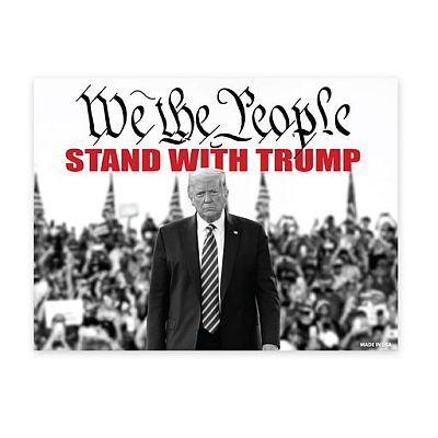 Magnet - We The People Stand With Trump