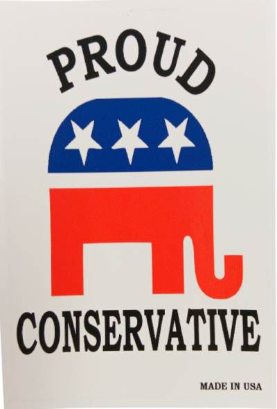 STICKER Proud Conservative