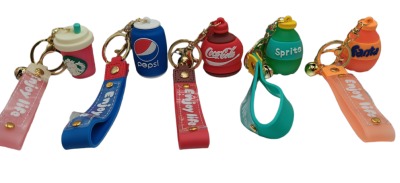 PVC KEYCHAIN 3'' Drink  Mix Backpack Charm