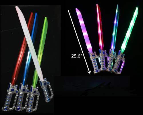 LED Light SWORD - Multi Colored Light Up Handle 26''