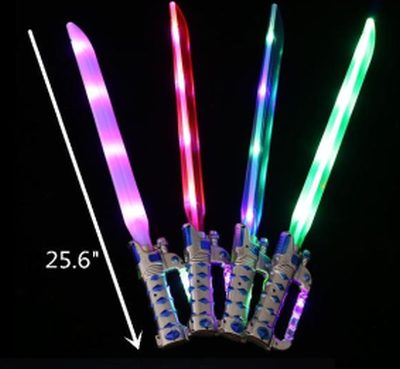 LED Light SWORD - Multi Colored Light Up Handle 26''