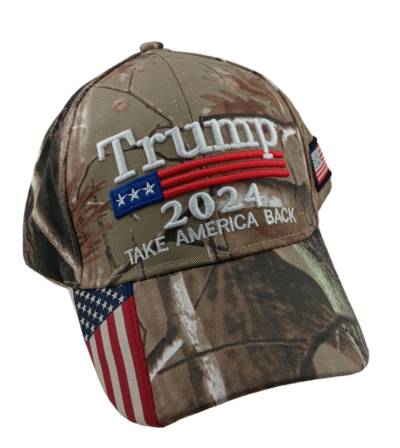 Trump HAT Take America Back 2024 Camo