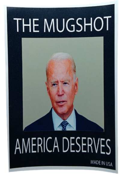 Sticker - 4 X 6 Rectangle The Mugshot America Deserves