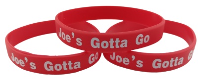 Silicone BRACELET Joe's Gotta Go