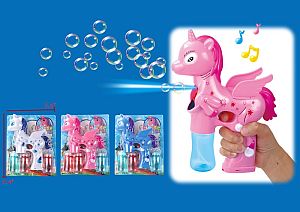 BUBBLE GUN - Lights & Sound Pegasus BUBBLE GUN
