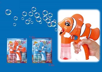 BUBBLE GUN - Lights & Sound Fish BUBBLE GUN