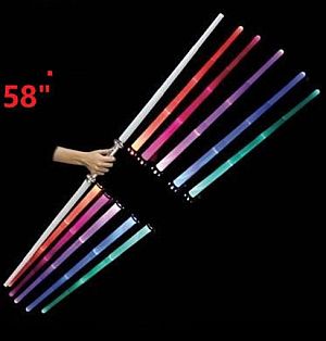 Light Up 58'' Expandable Double Blade SWORD