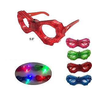 LED - Party GLASSES Flashing Multi Colored Kids