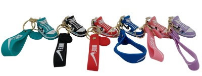 PVC Keychain 3'' Shoe BASKETBALL Backpack Charm
