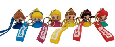 PVC Keychain 3''  Princess 3 Mix BACKPACK Charm
