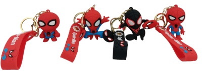 PVC Keychain 3'' Web Slinger 3D  Mix Backpack Charm