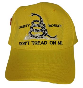 Hat Dont Tread on Me - Liberty or Death Gadsden FLAG