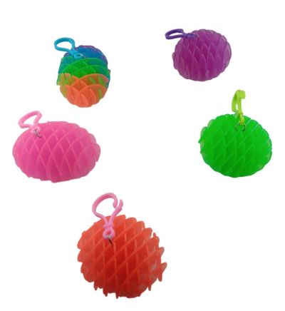 Fidget - Sensory Toy Waffle Collapsible Keychain