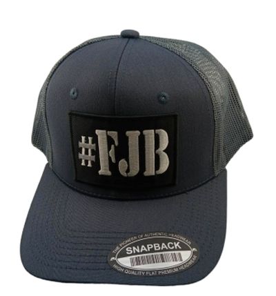 *#FJB Mesh Snapback Trucker Style HAT Gray