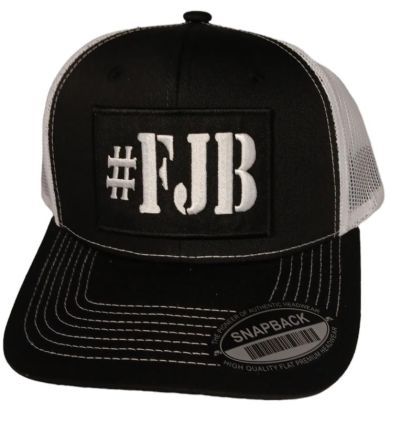 *#FJB Mesh Snapback Trucker Style HAT Black & White