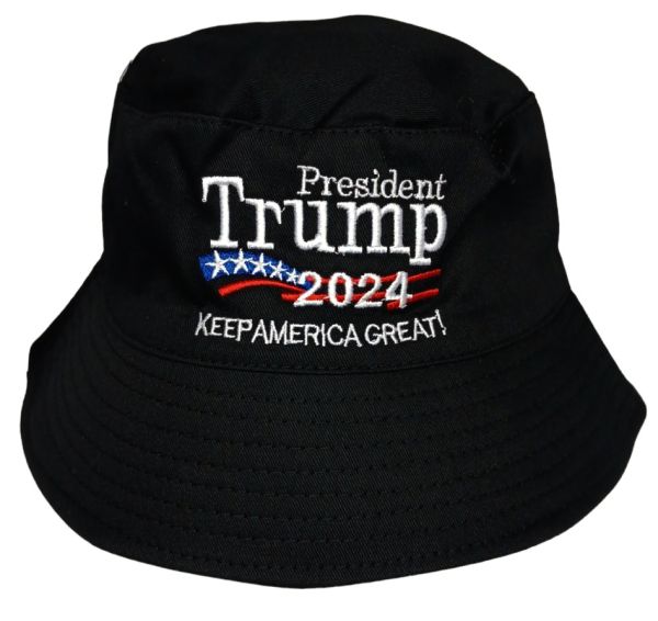 Bucket HAT - Black President Trump 2024