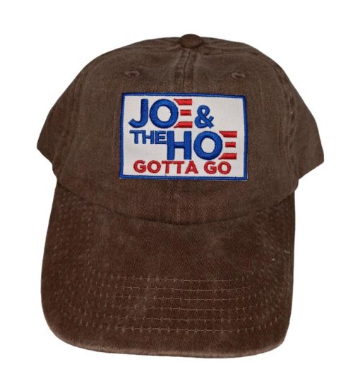 HAT - Joe & The Hoe Gotta Go Stonewash Chocolate Denim Feel
