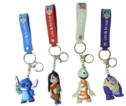 PVC Keychain - 3D Alien & Friends Assortment BACKPACK Charm