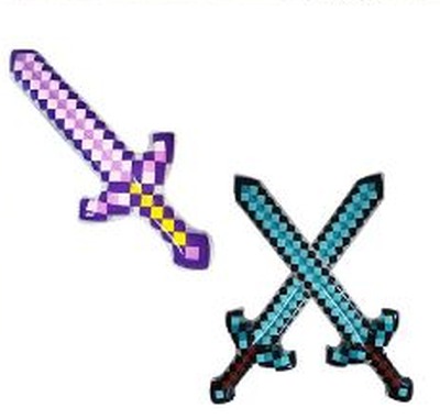 24'' Inflatable Light Up Pixel SWORD Assorted Colors