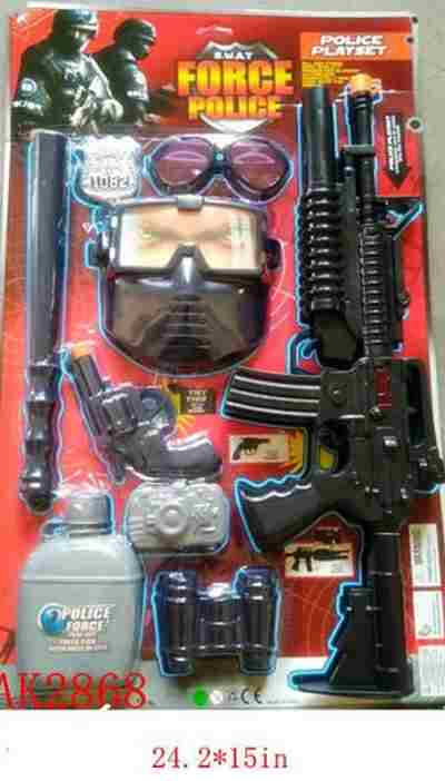 Carded TOY Swat Police Force Set