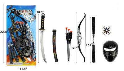 Carded TOY Ninja Play Set with Mask