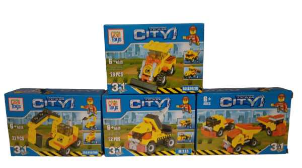 LEGO Style Building Sets 3 in 1 - CLOSEOUT