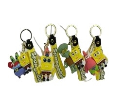 PVC Keychain - Sponge Friends 3D Assortment 2 BACKPACK Charm