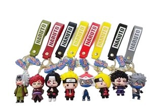 PVC Keychain - Anime Naruto 3D Assortment 2 Backpack CHARM