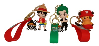 PVC Keychain - Anime One Piece 3D Assortment 3 Backpack CHARM