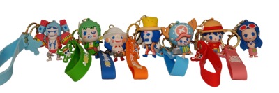 PVC Keychain - Anime One Piece 3D Assortment 3 Backpack CHARM